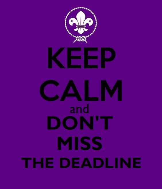 Please be aware that group payments have to be with county not later than the 26...